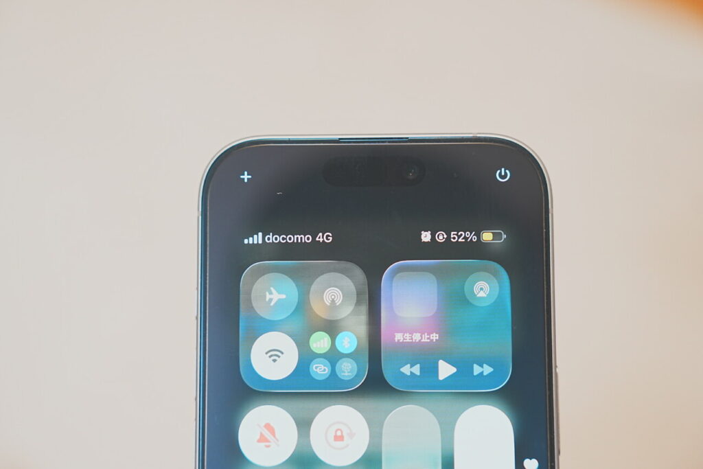 Pixelの設定画面に表示されたahamoの回線情報